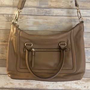 Kate Spade Vintage Soft Leather Crossbody Satchel Handbag Purse / Bag ✨